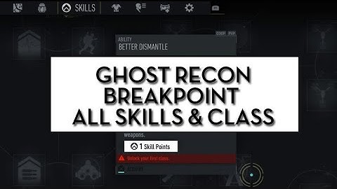 Ghost Recon Breakpoint All Classes & Skills Guide