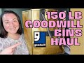 150 POUNDS OF CLOTHING FROM THE GOODWILL BINS TO RESELL ON EBAY + POSHMARK!