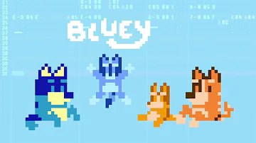 Bluey Theme Song - 8-bit cover (Famitracker 2A03)
