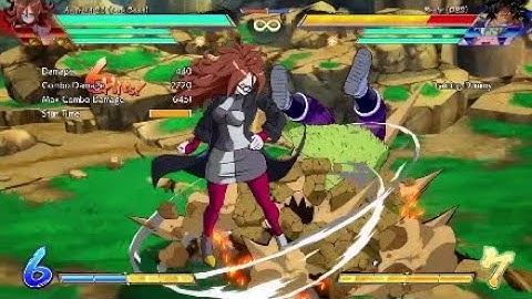 [dbfz] android 21 lab coat stomp combo
