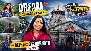 Dream Comes True ❤️ Finally Kedarnath Darshan 🙏 | Delhi to Kedarnath Vlog | Divyanshi Singh Vlogs