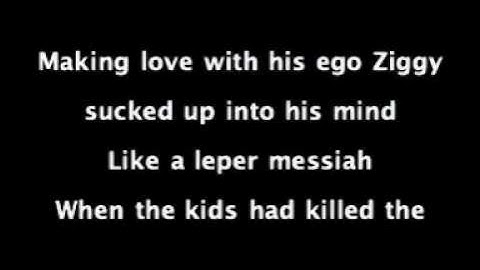 Ziggy Stardust Lyric Video version - Lyric Video performance video thumbnail