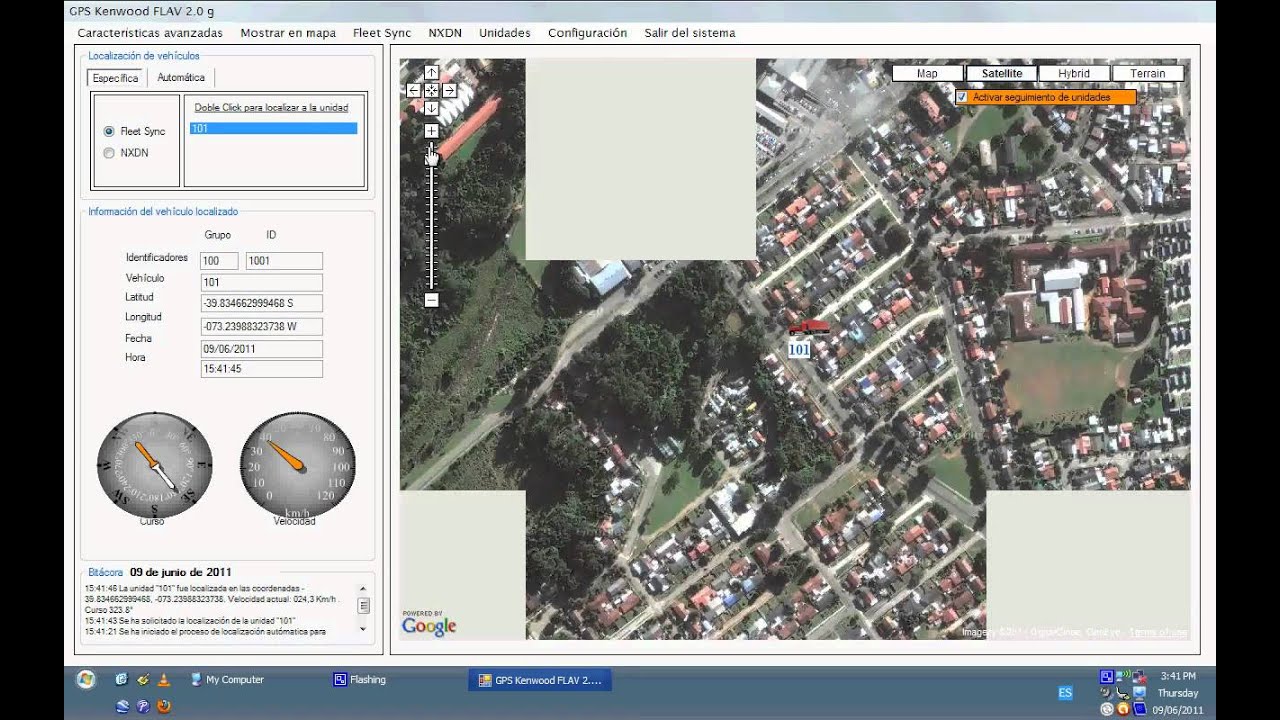 Software FLAV 2.0 demo con radios Kenwood y fleetsync YouTube