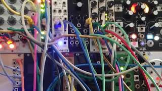 Basimilus trigger riot jam sequenced by my new prototype nonlinear voltage sequencer.