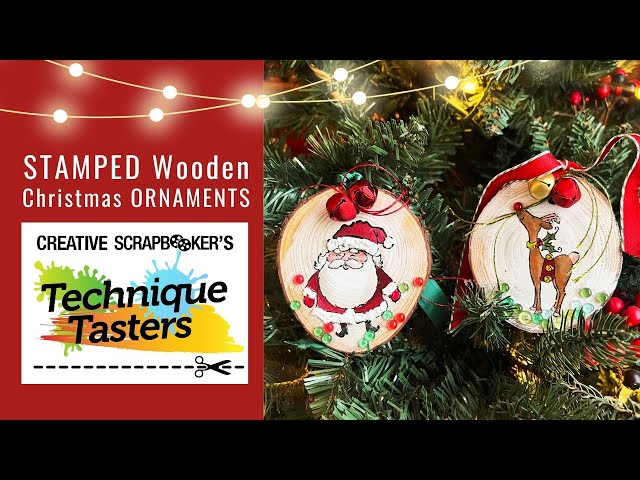 Customized Holiday Wood Ornaments (Ink Imprint)