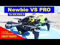 Racing a DJI FPV Drone - Ya Gotta be in Manual Mode to win! - Newbie vs Pro