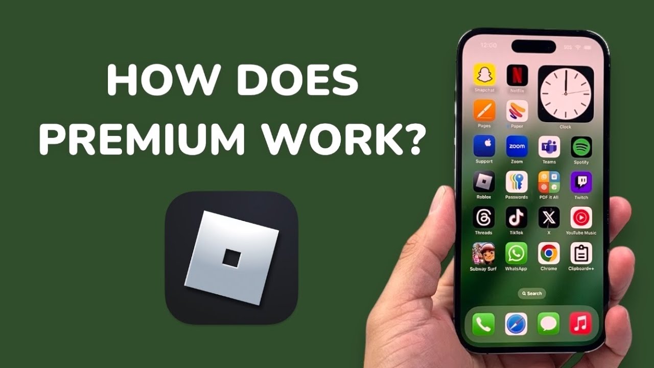 How Does Roblox Premium Work YouTube 