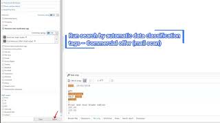 Use of automatic data classification rules and scanning on server to monitor email correspondence
