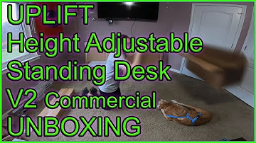 UPLIFT Standing Desk - V2 Commercial (lowest height from floor model) Unboxing Video