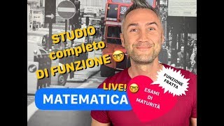 STUDIO DI FUNZIONE, funzione fratta, esami di maturità, analisi matematica 1, esami di stato