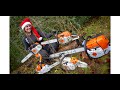 Jingle bells on chainsaws  merry christmas