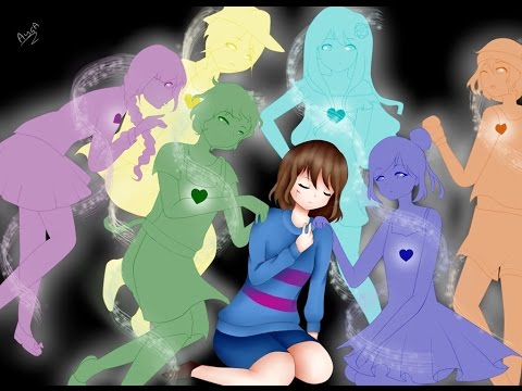 Undertale Human Souls Speedpaint Youtube