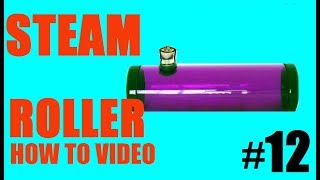 How To Make A Paper Towel Roll Steam Roller!!! (EASY)