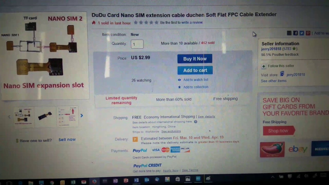 Hybrid slot...connecter....two sims and sd card..can use at a time....