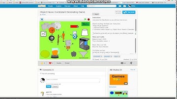 Object Havoc Contestant Generating Game Walkthrough (Link in Description)