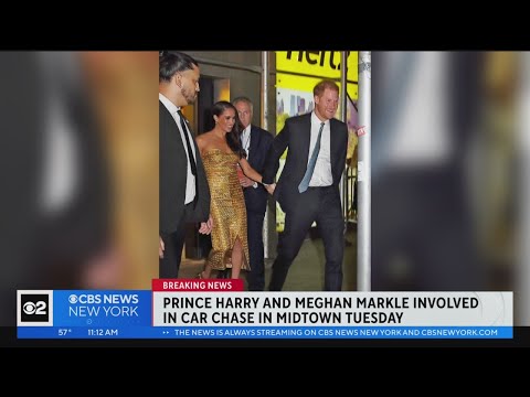 Prince Harry, Meghan chased by paparazzi in Midtown, spokesperson says