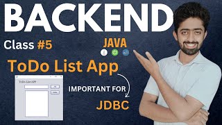Todo list App in java | java Backend Project | Java Full Stack Developer Course in Hindi  lecture 05