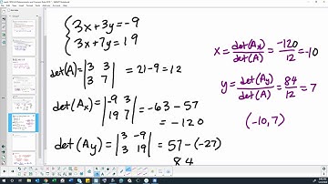 Math 1050 6-6 Video 3 cramer