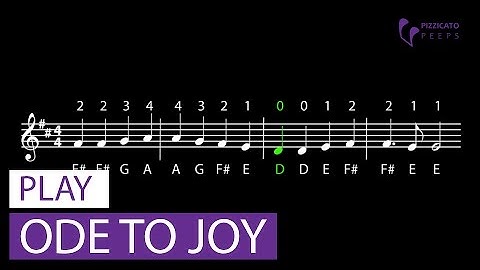 Play Ode to Joy on the violin [MOBILE FRIENDLY PLAY ALONG]