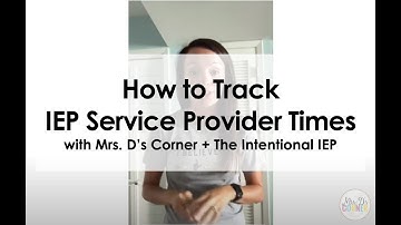 How to Track IEP Service Provider Minutes (OT, PT, Speech) — Simple Sign-In System That Works