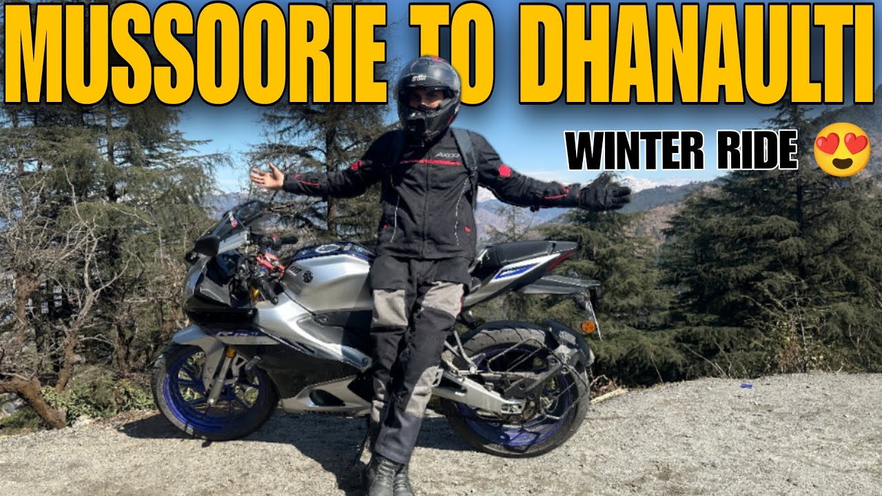 Mussoorie To Dhanaulti On Yamaha R15M 😍 | Bike Ride | Uttarakhand Dhanaulti Vlog