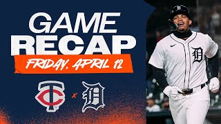 Game Highlights: Skubal is Solid, Tigers Pile on 8 Runs for Win vs. Twins | 4/12/24