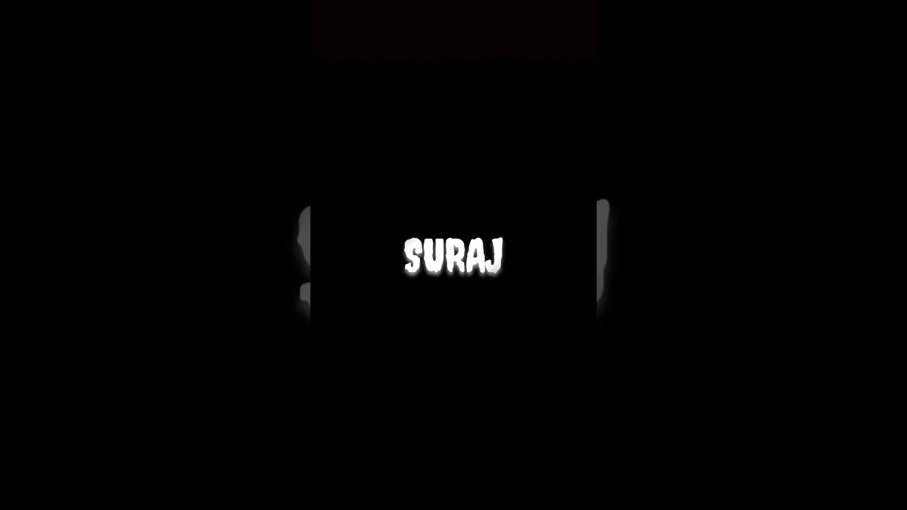 Suraj Name Edit short 😍 