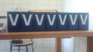 Split flap displays alphanumeric charset