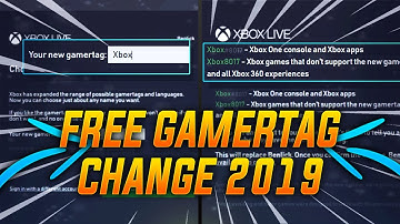 How to Change your Xbox One Gamertag For Free 2019 - New Gamertag System