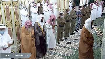 تلاوة صلاة التهجد ، الليلة الثانية و العشرون من المسجد النبوي 21 رمضان 1441 | الشيخ أحمد طالب حميد