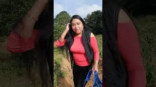 nuestro caminar para ir al escuela #naturaleza #pueblos
