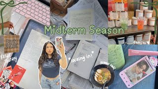 A midterms week vlog 💌 *REALISTIC*