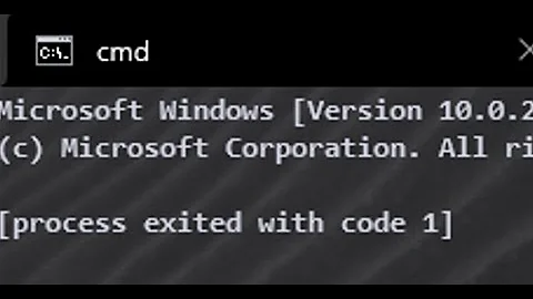 Fix Command Prompt Error [Process Exited With Code 1] On Windows 10/11