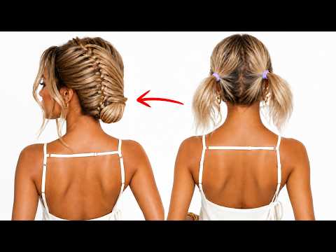 Easy Updo for Short to Medium Hair