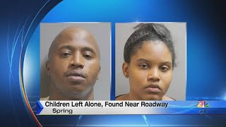 Children left alone, found near roadway