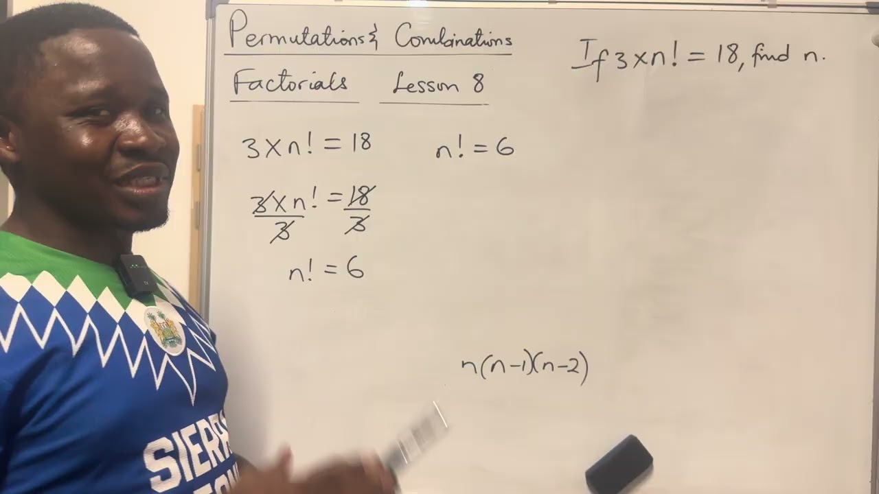 Permutations and Combinations : Lesson 8