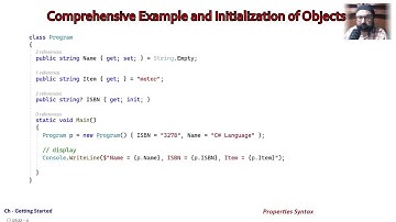 Properties, Auto-Implement, Init, Readonly | C# Getting Started