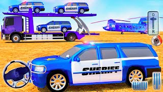 Real Police Transporter Truck - Offroad Police Car - Android Games screenshot 1