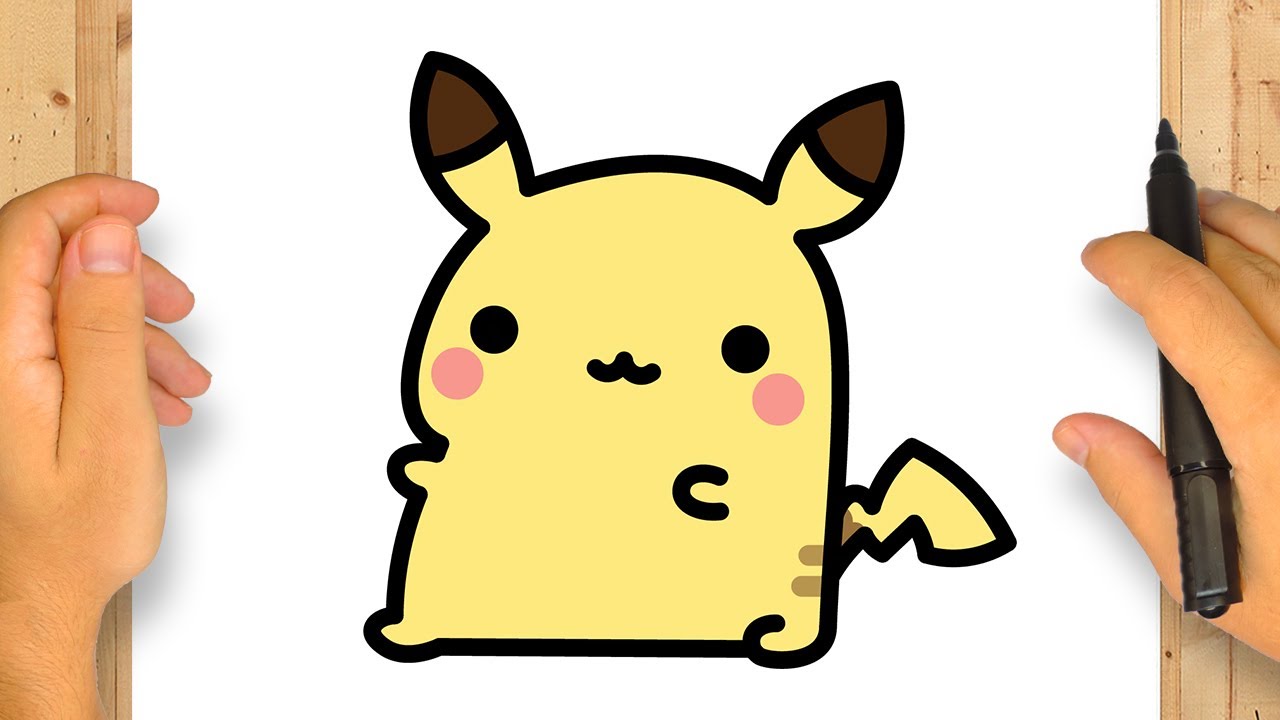 Como Desenhar um Pikachu Fofo 