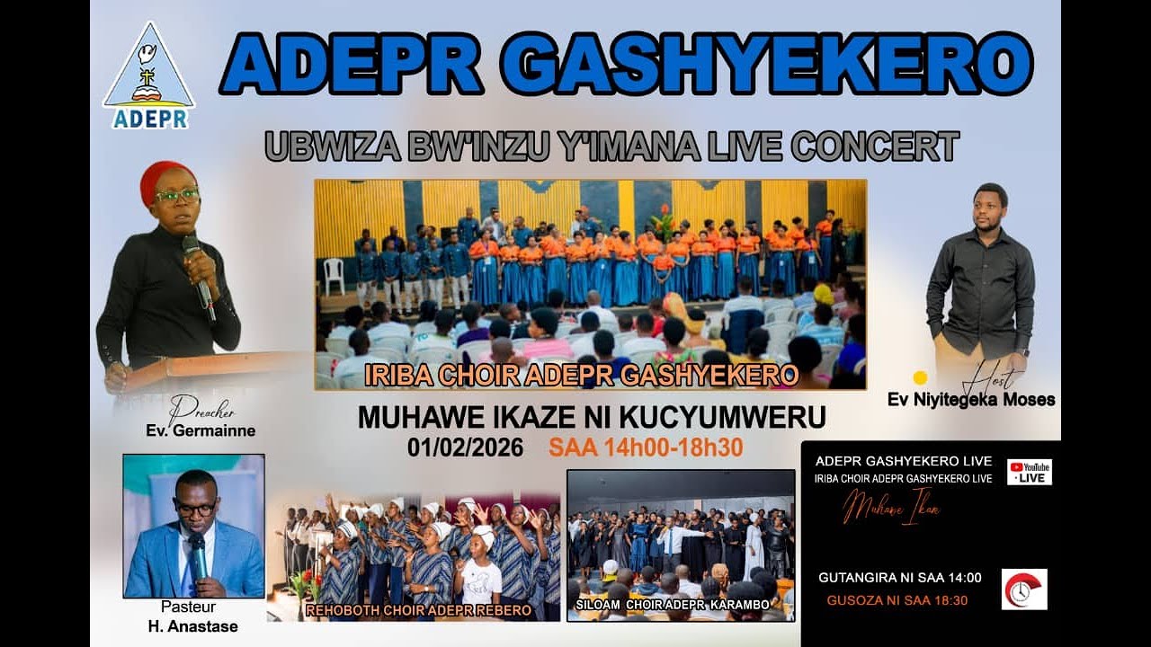 UBWIZA BW'INZU Y'IMANA LIVE CONCERTY IRIBA CHOIR