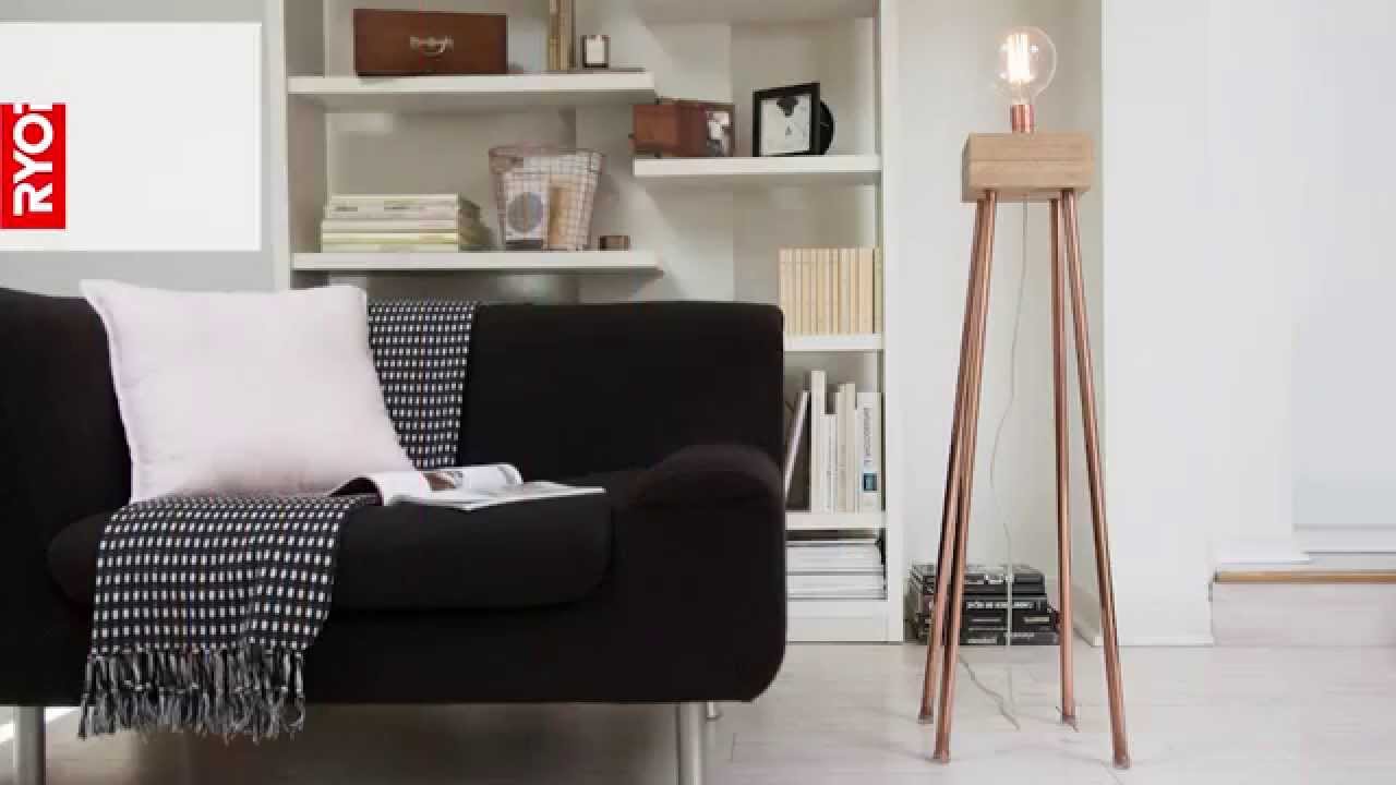Fabriquer un lampadaire en bois youtube