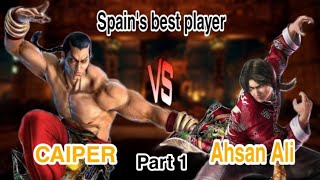 Tekken 7 | VGIA | Caiper ( Feng ) VS Ahsan Ali ( Lei ) FT-10 Part 1