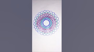 #spirograph🪄📏#2024 #art #drawing #satisfying #relax #draw #design #magic #ruler #shorts #fun#funny