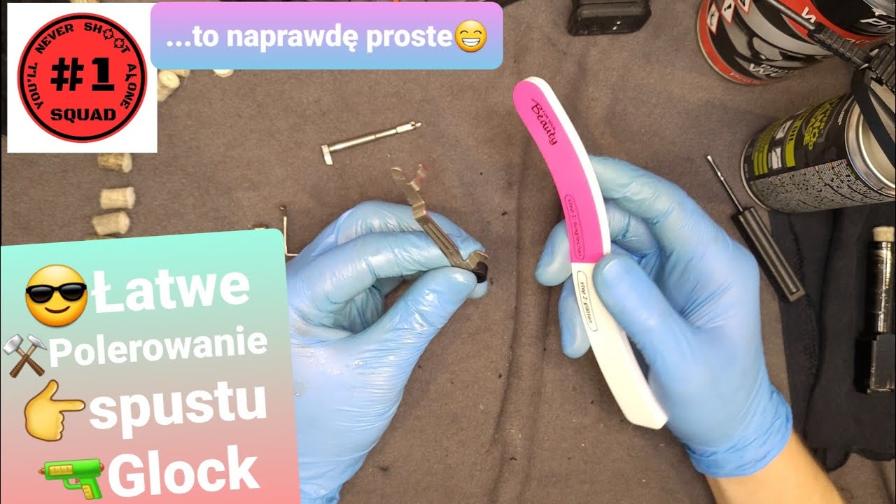🛠️Polerowanie spustu w 🔫GLOCKach. Jak ja to robię? Łatwo, prosto, ale odpowiedzialnie.