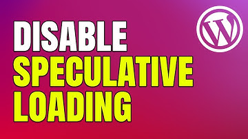 How To Disable Speculative Loading in WordPress [FULL GUIDE]