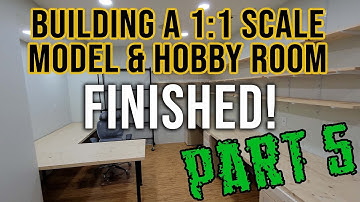 Building a 1:1 scale model & hobby room (Part 5) [COMPLETED WITH WALKTHROUGH] NEW FOR 2025