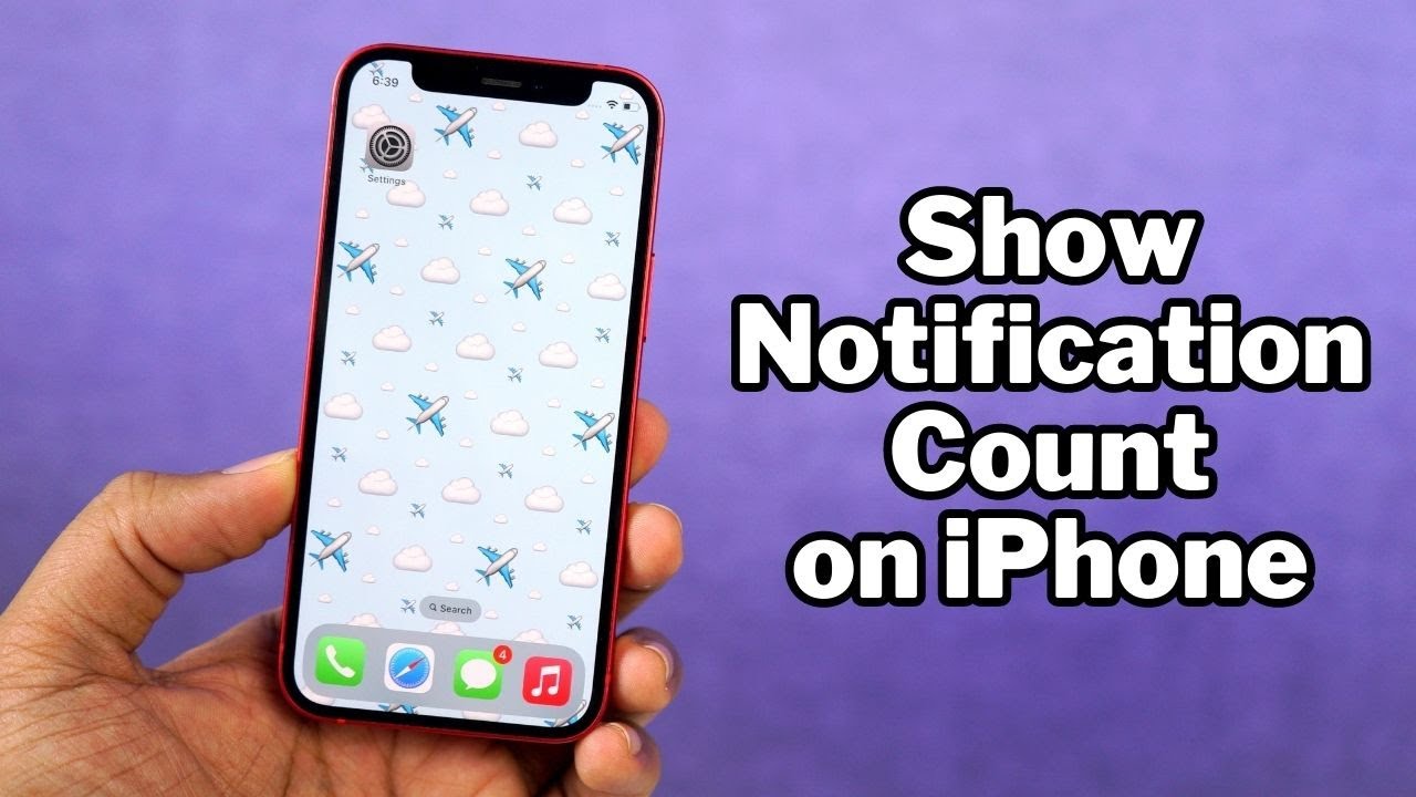 Notification Count On Text Example How to Show Notification Count on iPhone (iPhone 13) - YouTube