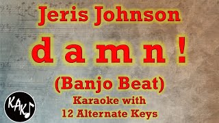 damn Karaoke - Jeris Johnson ( Banjo Beat)  Instrumental Lower Higher Female Original Key