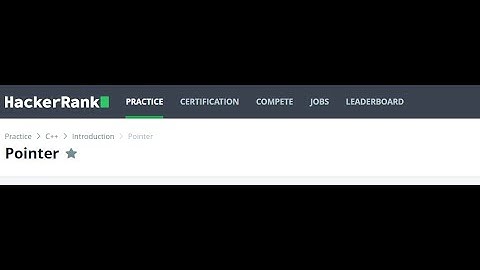 7.Pointers in C++ || HACKERRANK SOLUTIONS