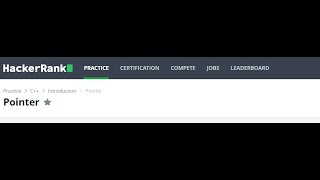 7.Pointers in C++ || HACKERRANK SOLUTIONS